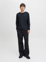 JJEORGANIC BASIC - blu navy - 3