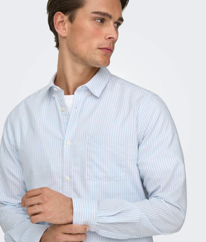 ONSALVARO STRIPE - celeste - 1