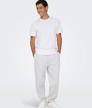 ONSCERES WIDE PANT - grigio chiaro - 1