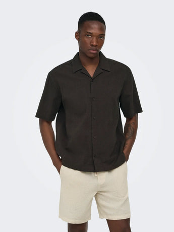 ONSCRUZ SHIRT - caffe - 3