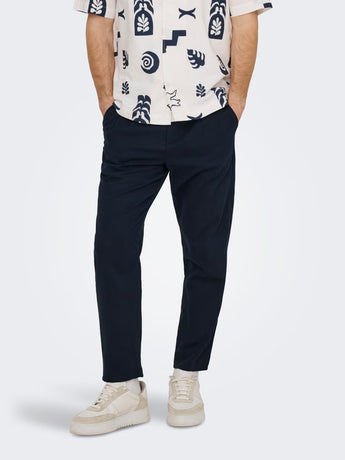 ONSLEO CROP 0048 - blu navy - 2