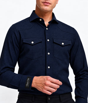 W SOFT TEXANA - blu navy - 1